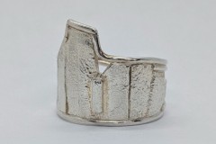 Ring zilver "kanteel"