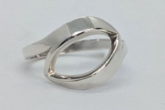 Ring zilver met oog
